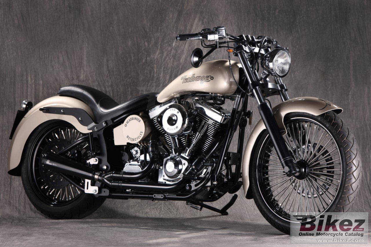 Big Headbanger foxy lady picture and wallpaper from Bikez.com
